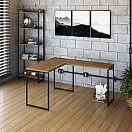 Escrivaninha L Industrial 120x140cm – Design Moderno e Resistente - imagem 1