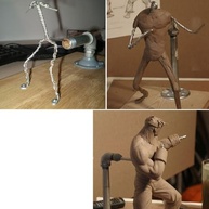 Suporte para Escultura em Argila - Base Ajustável para Modelagem e Artesanato - imagem 3