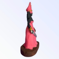 Escultura de Orixá Iansã em Resina 10 cm - Rosa | Decoração Afro-Brasileira com Estilo - imagem 2