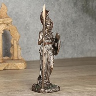 Escultura Athena da Sabedoria em Resina com Acabamento Bronze - Veronese Design - imagem 4