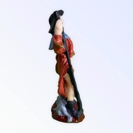 Imagem de São Roque em Resina 7 cm - Escultura Religiosa Detalhada com Pintura Manual - imagem 3