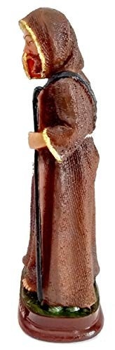 Imagem Escultura São Longuinho 15cm em Resina - Decoração Religiosa Elegante - imagem 3