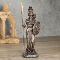 Escultura Athena da Sabedoria em Resina com Acabamento Bronze - Veronese Design - imagem 3