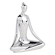 Escultura Yoga em Porcelana: Elegância para seu Lar - imagem 1