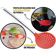Escumadeira de Silicone: Prática e Resistente! - imagem 1