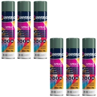 Tinta Spray 400ml Verde Escuro Uso Geral em Aço Ferro Couro Gesso Cerâmica | Universo | Kit 06 un - imagem 1