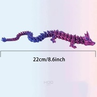 Dragão 3D Articulado Verde Brilha no Escuro – Ovo de Dragão 22cm com Juntas Flexíveis, Ornamento e Brinquedo Decorativo - imagem 5
