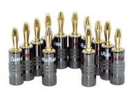 Conectores Banana Plug para Caixas de Som: Pack 8 Unidades Cinza Escuro - imagem 2