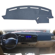 Capa de Painel Personalizada Cinza Escuro para Ford F250/F350/F450/F550 Super Duty 2005-2007 - imagem 2