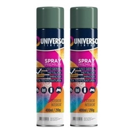Tinta Spray Verde Escuro 400ml: Acabamento Perfeito em Aço, Ferro, Couro e Mais (Kit 2 Unidades) - imagem 2
