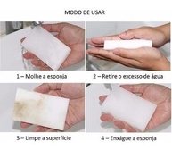 Kit com 20 Esponjas Mágicas de Melamina Multiuso - Limpeza Profunda sem Esforço - imagem 4