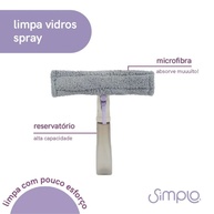 Limpa Vidros 3 em 1 Simplo: Brilho Sem Esforço! - imagem 2