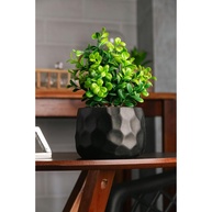 Cachepot Prisma Preto: Elegância Sem Esforço - imagem 2