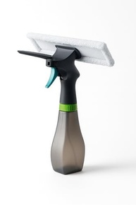Limpador de Vidro 3 em 1 com Spray Integrado 250ml - Rodo e Esfregador para Limpeza Profissional - imagem 2