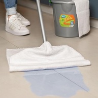 Pano de Chão Esfregão Alvejado 40x67 cm - 3 Unidades | Alklin Maciez e Resistência para Limpeza Eficiente - imagem 3