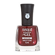 Esmalte Charlotte de Romã Risqué: Vermelho Metálico e Brilho Gel! - imagem 1
