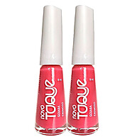 Esmalte Goiaba Cremoso 8ml: Kit com 2 Unidades da Cor Perfeita - imagem 1
