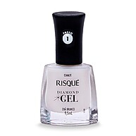 Esmalte Risqué Diamond Gel Chá Branco: Brilho e Durabilidade em 9,5ml - imagem 1
