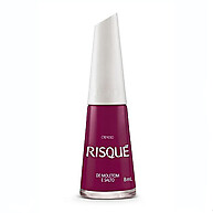 Esmalte Risqué Vinho Cremoso: Brilho e Elegância em 8ml - imagem 1