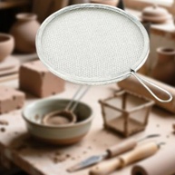 Filtro de Malha em Aço Inoxidável para Esmaltes Cerâmicos - Multiuso com Alça - imagem 3