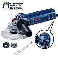 Esmerilhadeira Bosch GWS 9-125 S: Potência e Controle - imagem 1