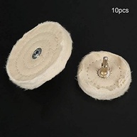 Kit 10 Almofadas de Polimento Vario Esmerilhadeira - Alta Performance para Metal, Madeira e Cerâmica - imagem 3