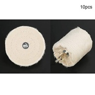 Kit 10 Almofadas de Polimento Vario Esmerilhadeira - Alta Performance para Metal, Madeira e Cerâmica - imagem 5