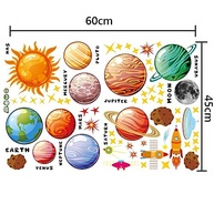 Planets Adesivo de Parede Espacial - Decoração Educativa para Quarto Infantil e Sala de Jogos - imagem 3