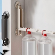 Cremalheira de Secagem Retrátil com Ventosa - Sistema de Fixação Seguro e Espaço Extra para Roupas - imagem 3