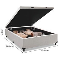 Cama Box Baú Casal 1,38m Linho Prince: Conforto & Espaço! - imagem 2