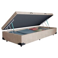 Cama Box Baú Solteiro Bege: Conforto e Espaço! - imagem 2