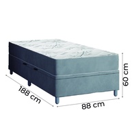 Cama Box Baú Solteiro Egito: Conforto e Espaço! - imagem 2