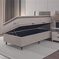 Cama Box Baú Solteiro Hellen: Conforto e Espaço! - imagem 2