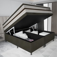 Cama Box Baú King: Conforto e Espaço! - imagem 2
