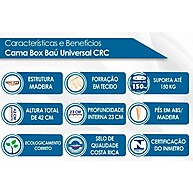 Cama Box Baú Solteiro Ortobom: Conforto e Espaço! - imagem 2