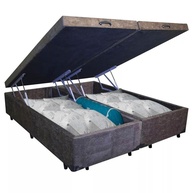 Cama Box Baú Casal Suede: Conforto e Espaço! - imagem 2