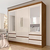 Roupeiro Casal com Espelho: Design e Espaço! - imagem 2