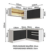 Cozinha de Canto Glamy Madesa: Design e Espaço! - imagem 2