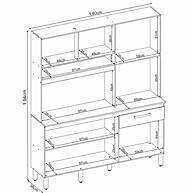 Cozinha Compacta Alamo Amêndola/Branco: Elegância e Espaço - imagem 2