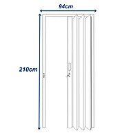 Porta Sanfonada PVC 210x94cm: Economize Espaço! - imagem 2