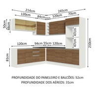 Cozinha de Canto Madesa Acordes: Otimize seu Espaço! - imagem 2