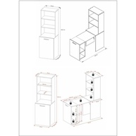 Escrivaninha Articulável Amendoa: Otimize Seu Espaço! - imagem 2