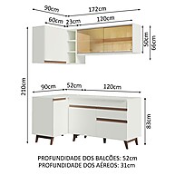 Cozinha de Canto Reims Madesa: Otimize Seu Espaço! - imagem 2
