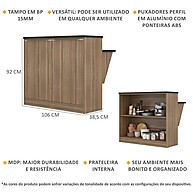Bancada de Cozinha Multimóveis: Otimize seu Espaço! - imagem 2