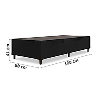 Cama Box Solteiro com Baú Prince: Otimize Seu Espaço! - imagem 2