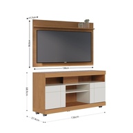Rack + Painel TV 55" Yara: Otimize Seu Espaço! - imagem 2