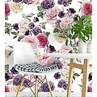 Papel de Parede Floral Rosa e Roxo: Transforme seu Espaço! - imagem 2