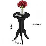 Mesa de Canto Kin Branco - Artely: Elegância em Pequenos Espaços - imagem 2