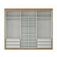 Guarda-roupa Spazio Cinamomo/Off White: Moderno e Espaçoso - imagem 2