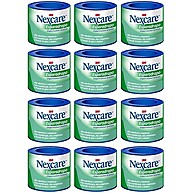 Esparadrapo Impermeável Nexcare Branco – 12 Unidades - imagem 1